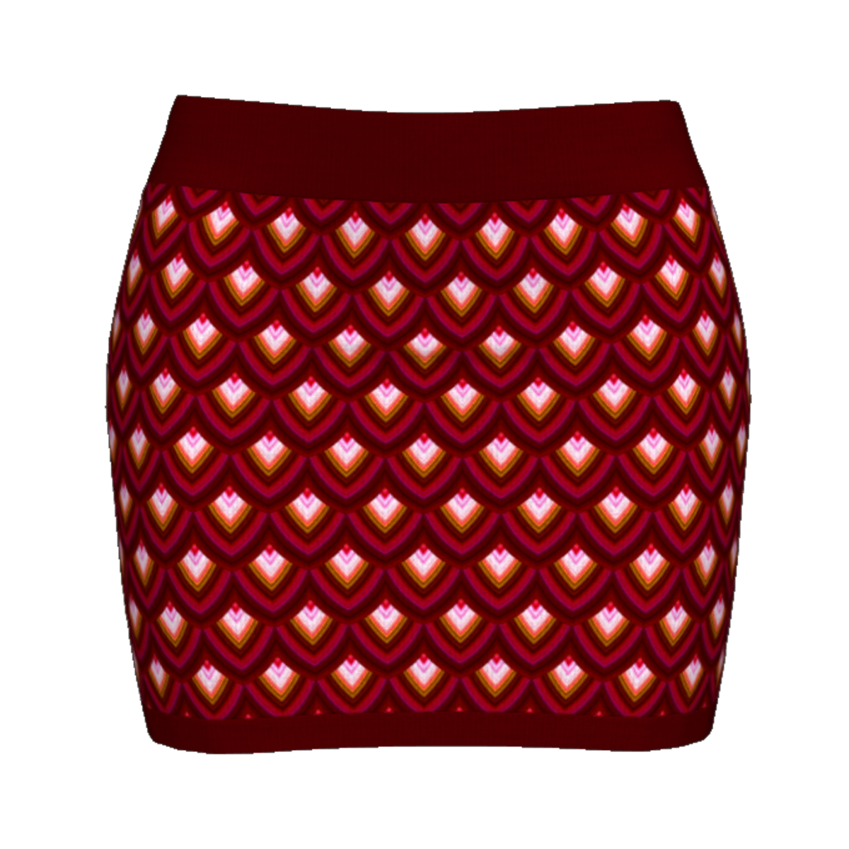 Woman Simple Skirt - Scales