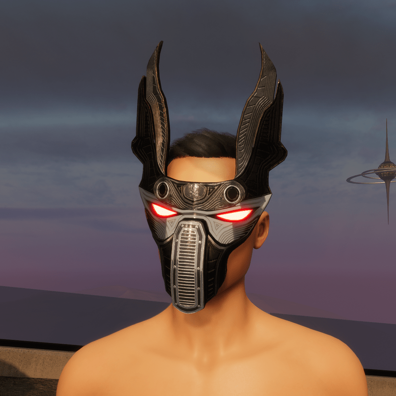 Cyber Darko mask (animated red eyes)