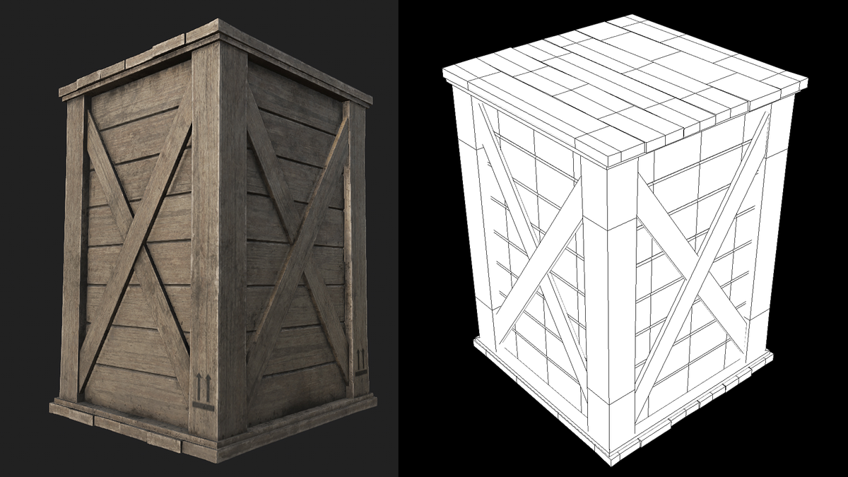 Wooden Crate 04