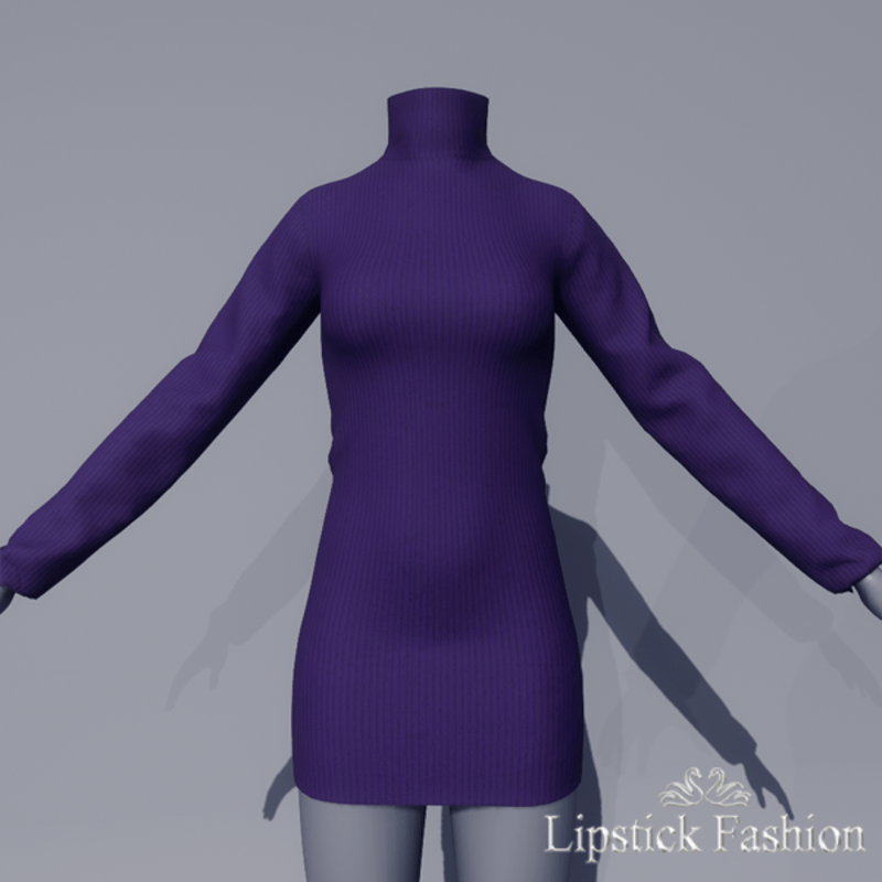 L.F. NOELLE KNIT DRESS PURPLE