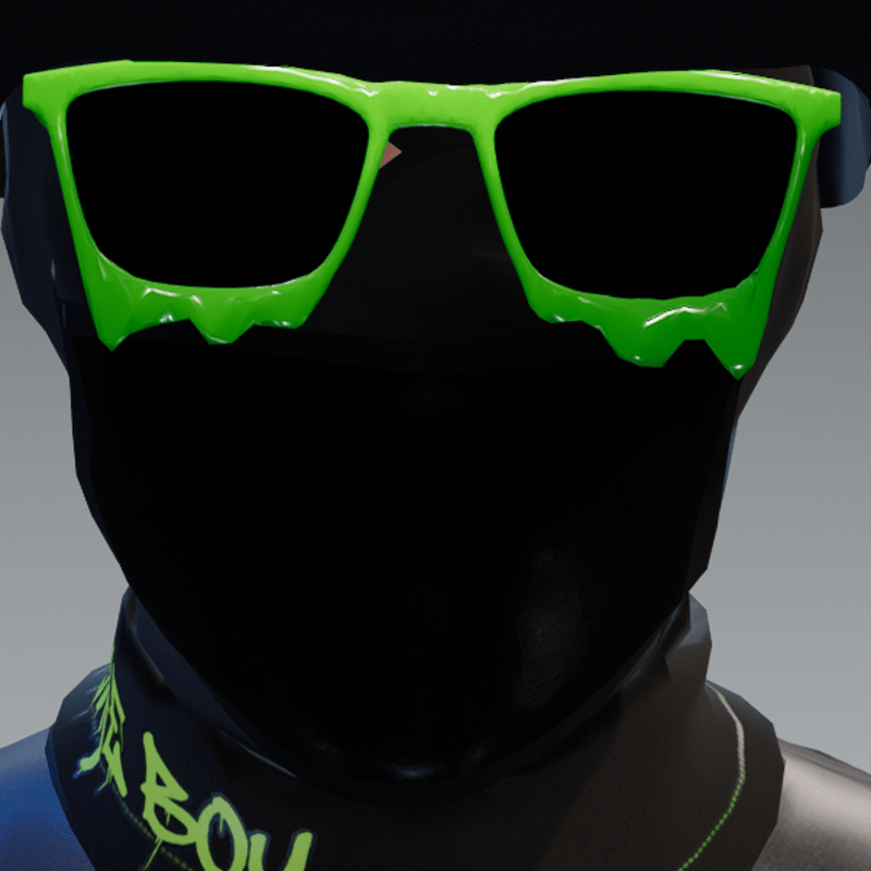 Sunglasses with Drips Slime Goo