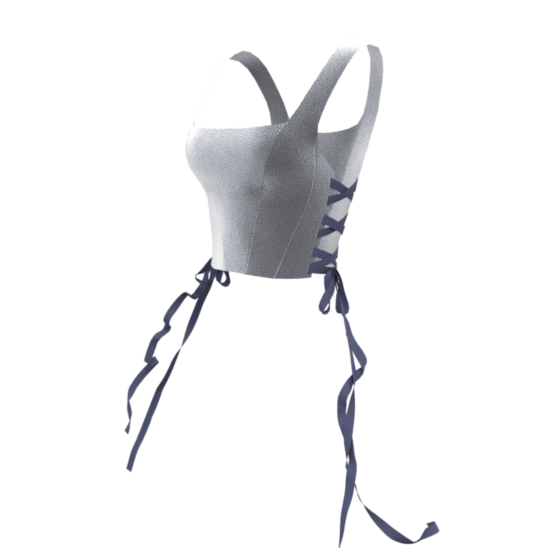 UNPRODUCTIVE CORSET HERRINGBONE