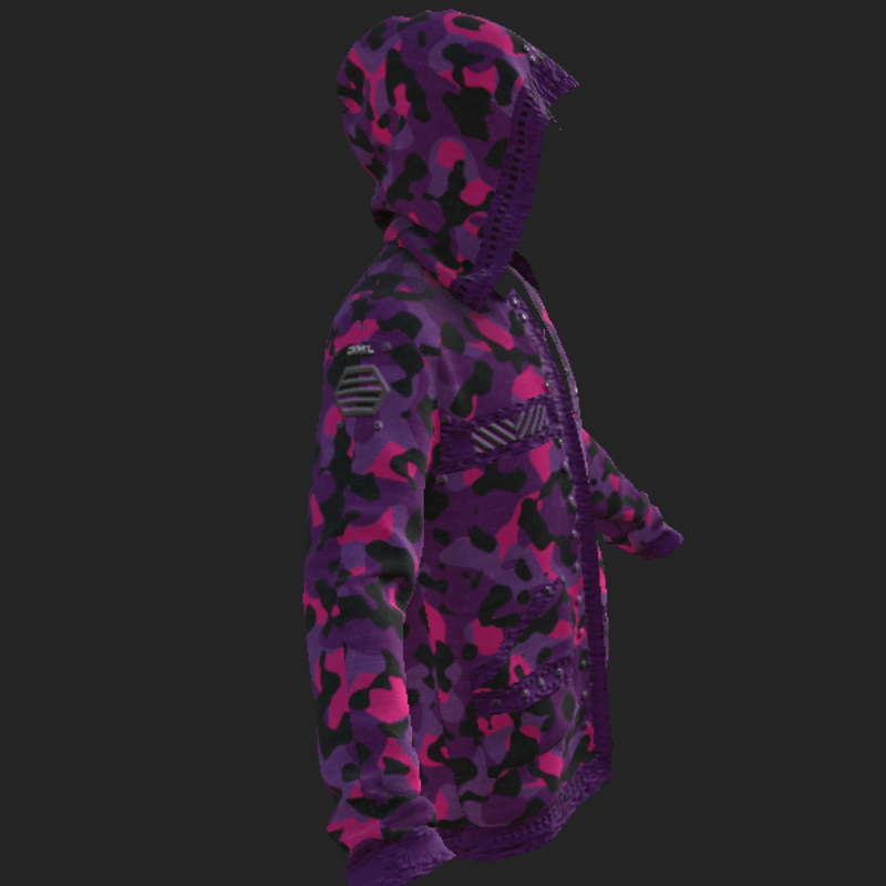 JACKET_ WITH HOOD CAMO H