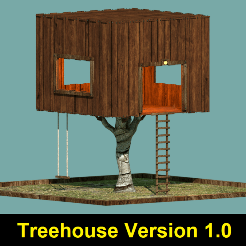 Treehouse - V.1 - With Grass