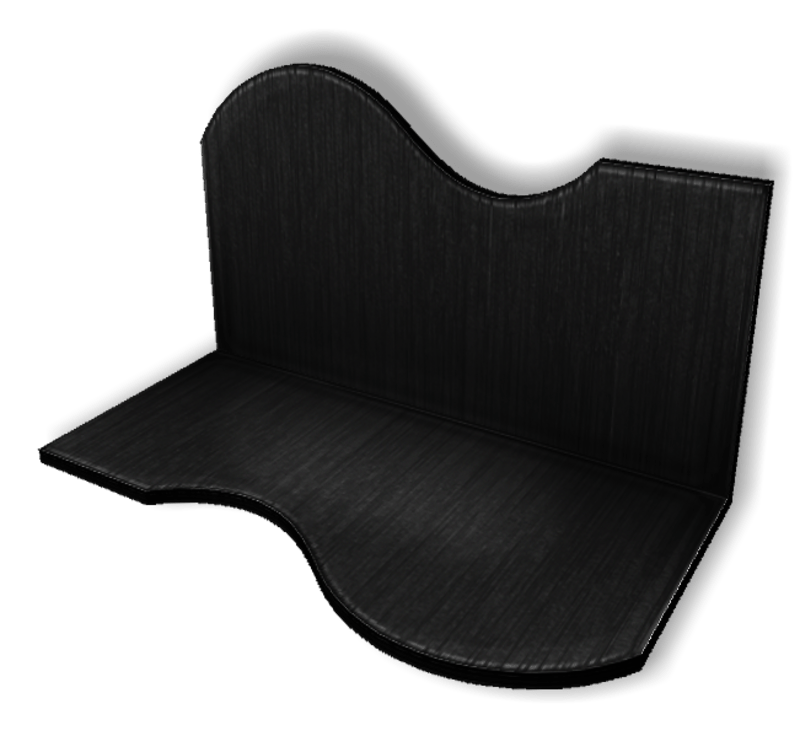 Display For Shop ( H5-W10-D5 ) - Black - Collision Mesh