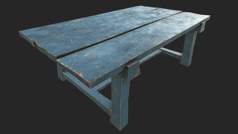 Wood Table 3 B