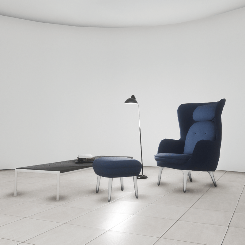 Rodon blue furniture set