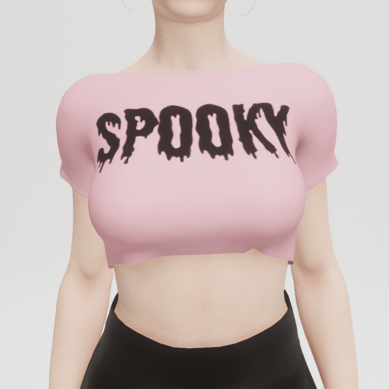 Spooky Girlie Short Pink AV2
