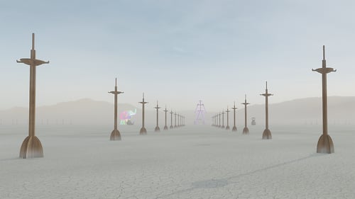 Virtual Playa 2021 - an homage to Burning Man
