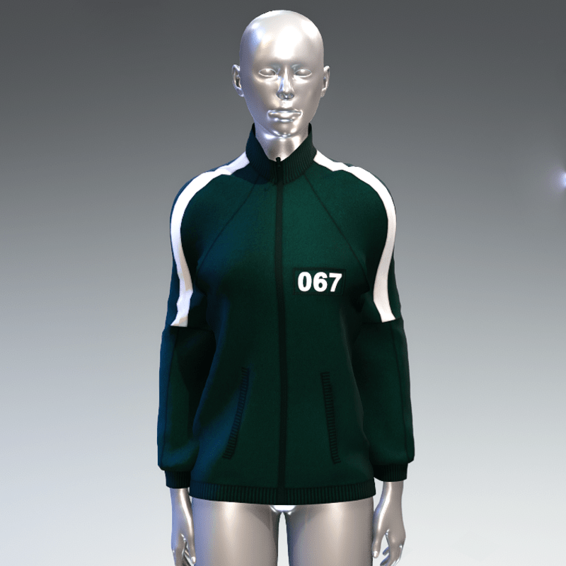 "Squid game" style sweat jacket female 067