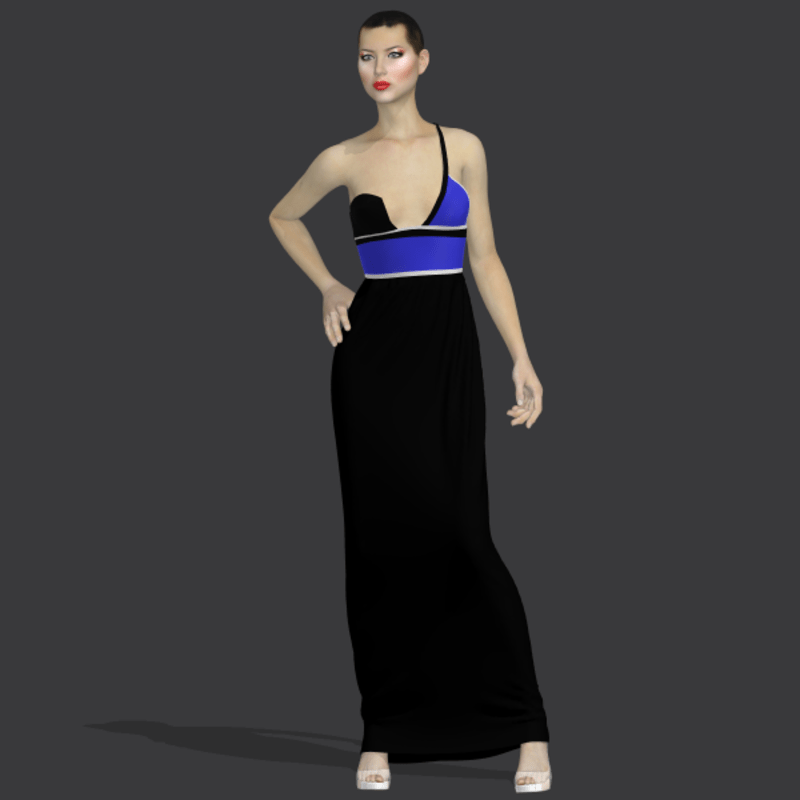 Gilda black blu "Elisea Carter"