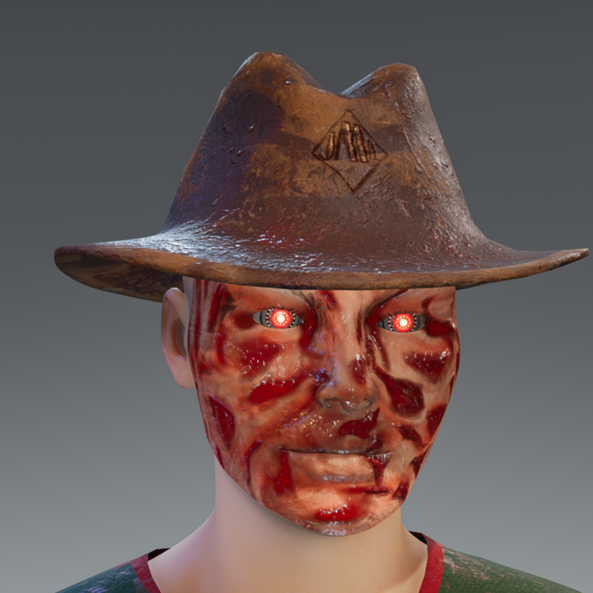 FREDDY_ KRUGER_ MASK_ FOR_ DEFAULT_ MALE_ AVATAR_ ( HALLOWEEN_)