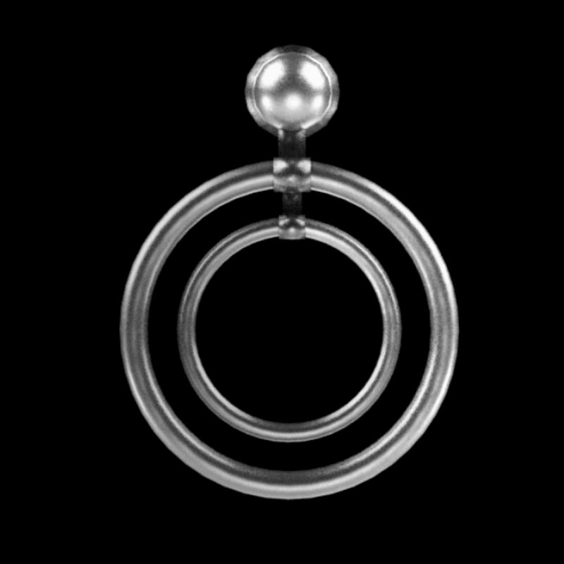 oversized hoops silver SMOOTH AV2.0