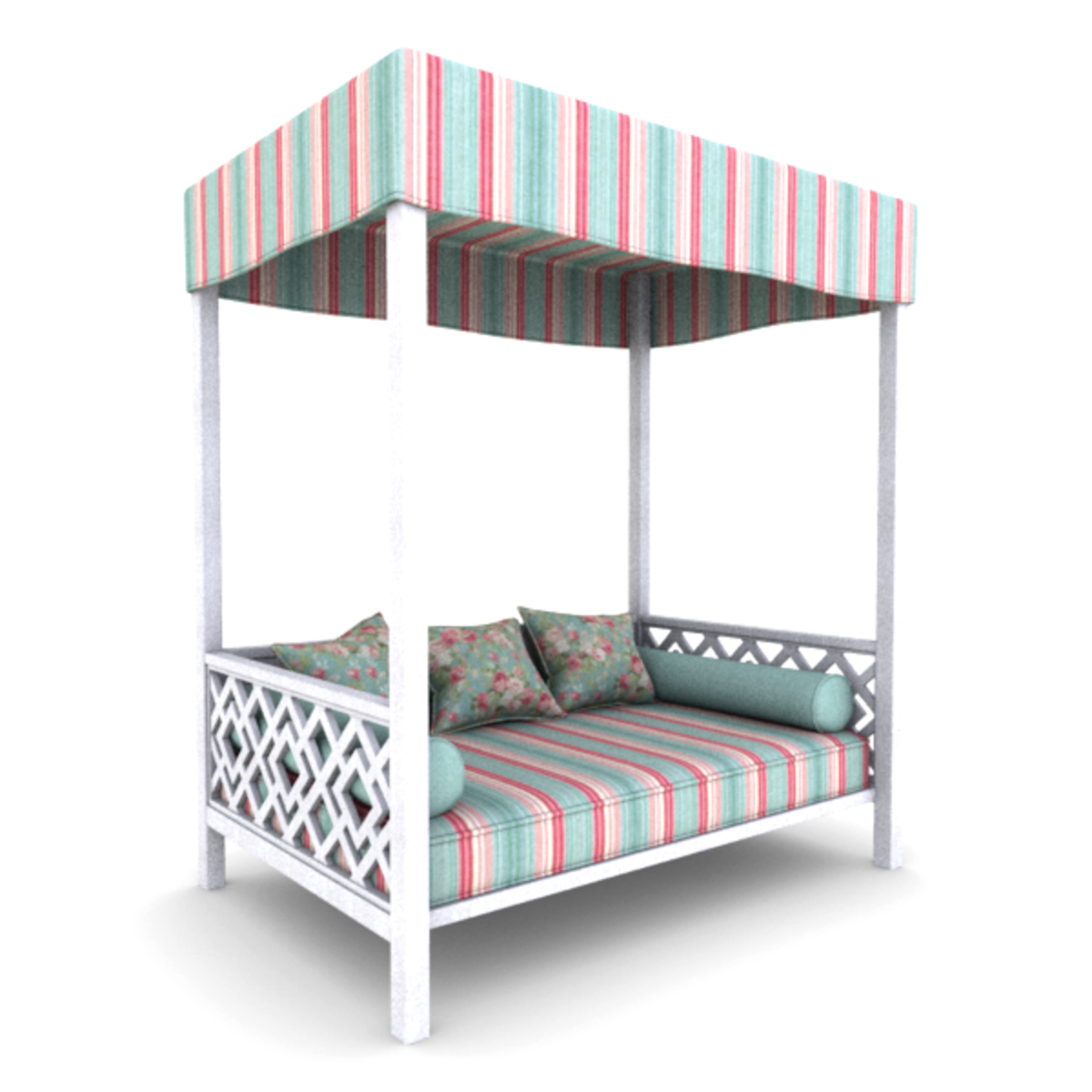 Canopy Lounger - Pink