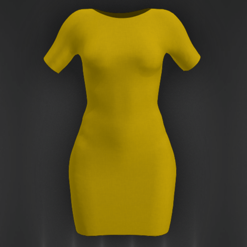 Martine gold mini dress