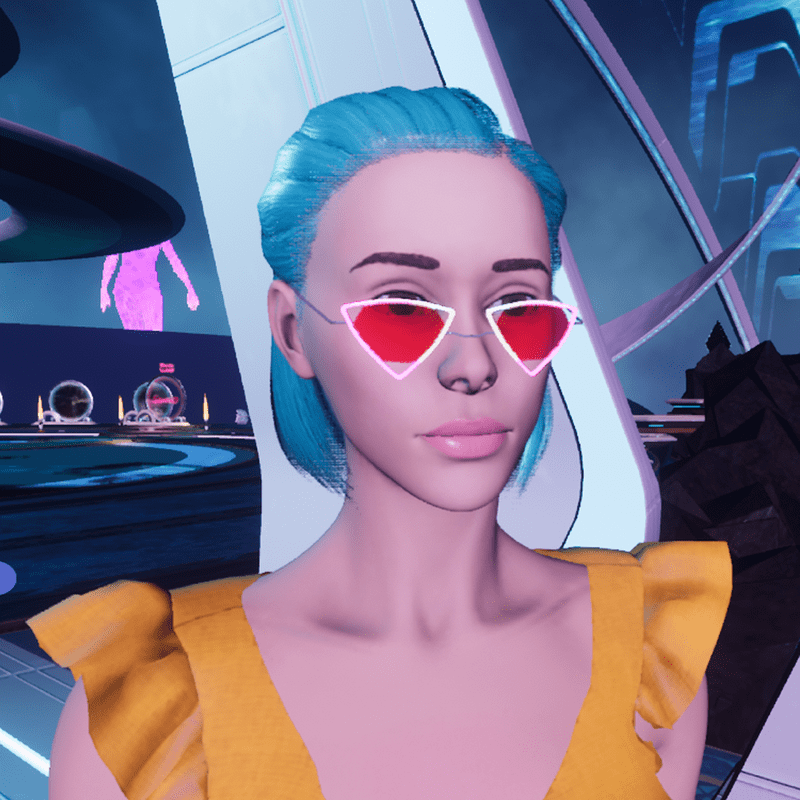 Flashing red Sunglasses