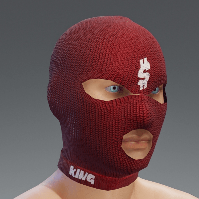 Balaclava - red king male