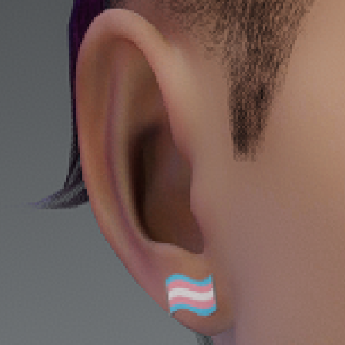 pride earrings transgender