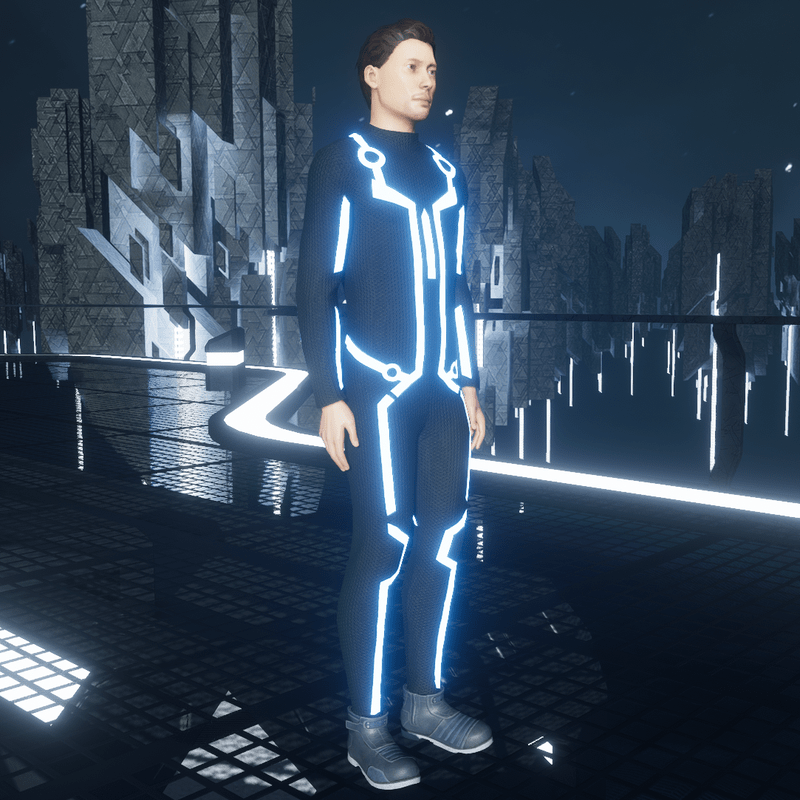 App Costume Blue (Male Version)