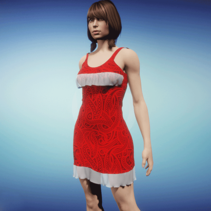 Summerdress Sina red