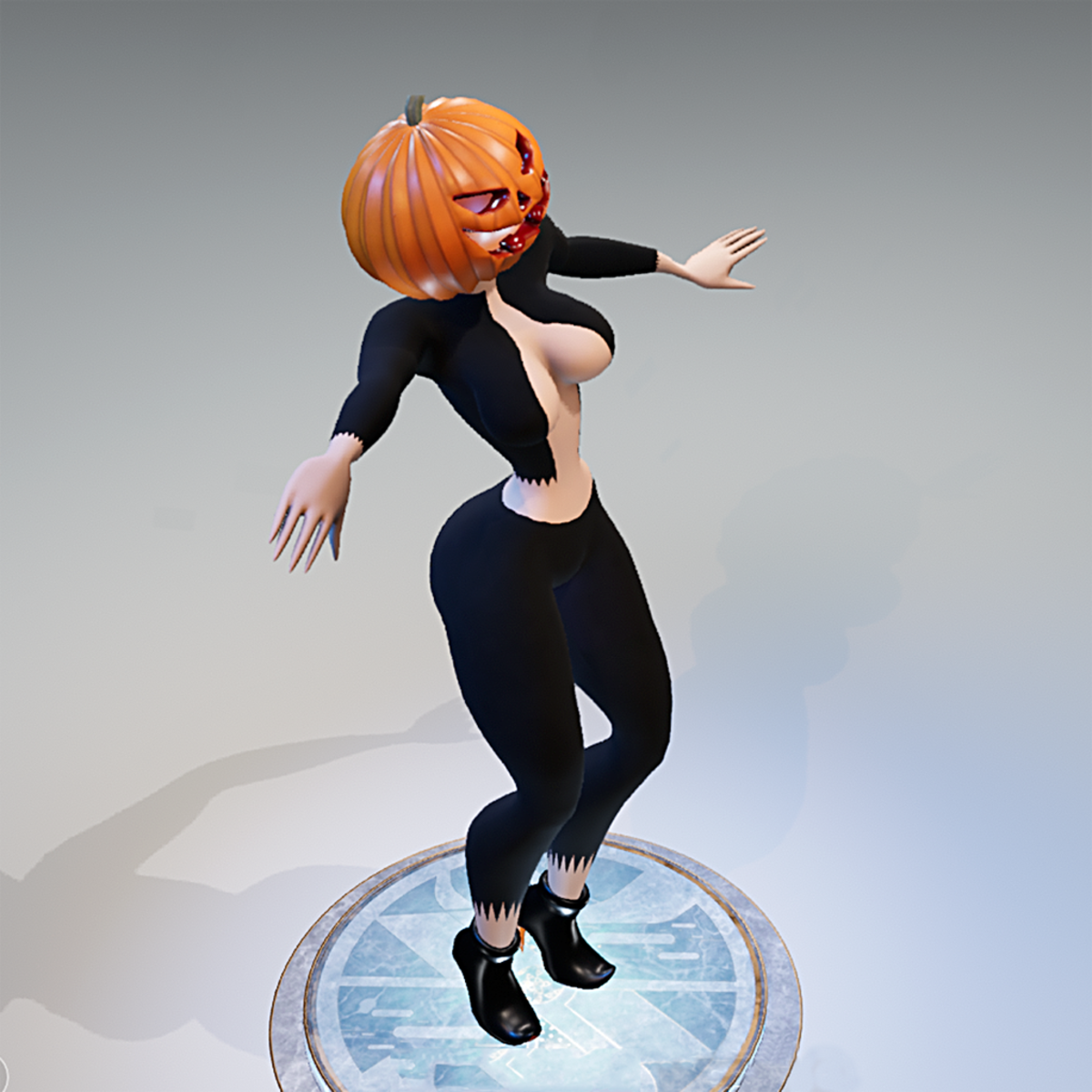 TKA Avatar Halloween pumpkin woman