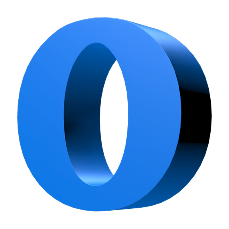 LOOT: Letter O (Blue)