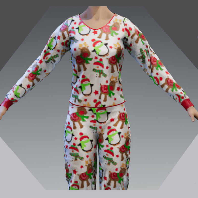 Christmas Pajama's Woodland Animals