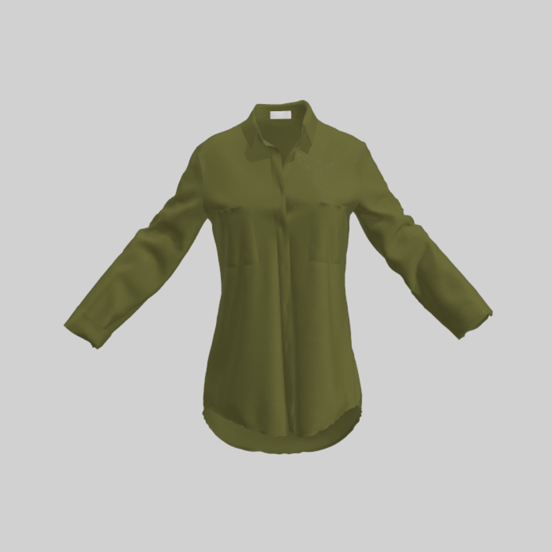female shirt olive