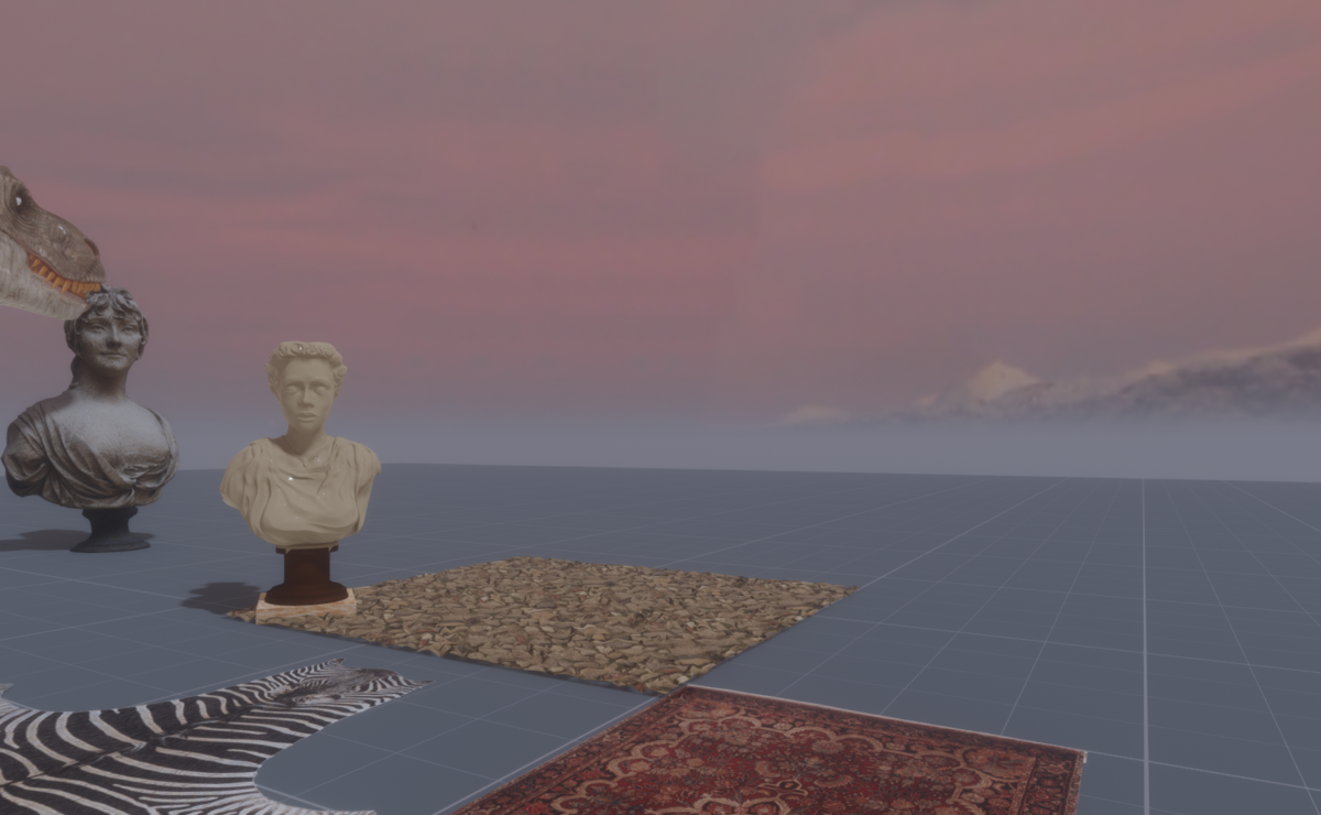 freezing winter morning skybox