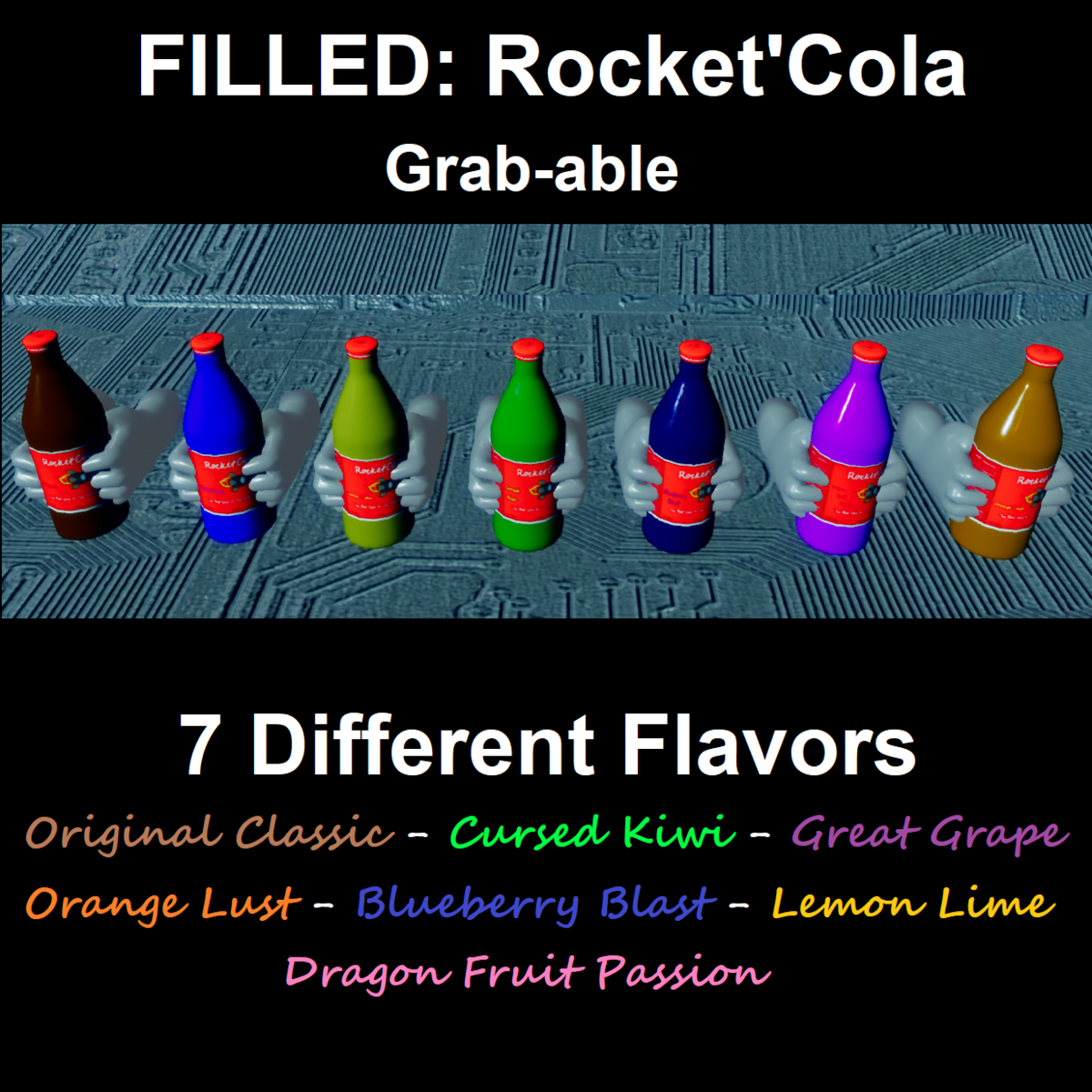 FILLED: Grabable - Rocket'Cola - Bundle