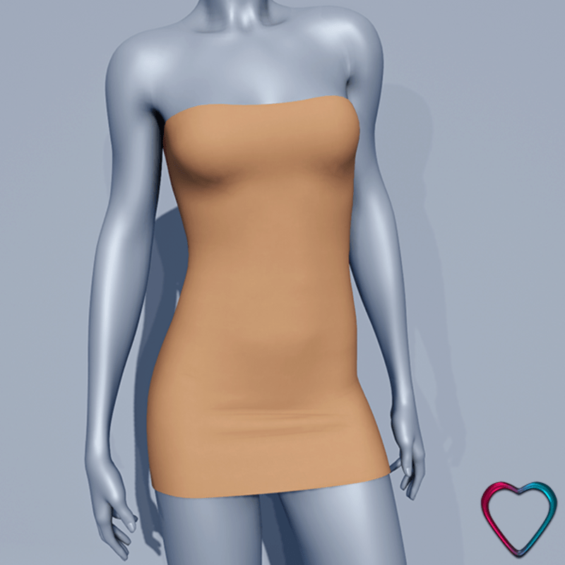 Mini Tube Dress - Cream