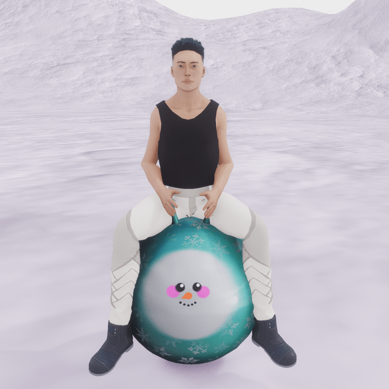 Space Hopper Anim 1 male base hop