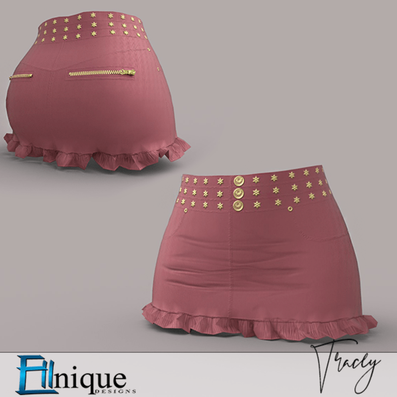 Tracey Pink Mini Skirt