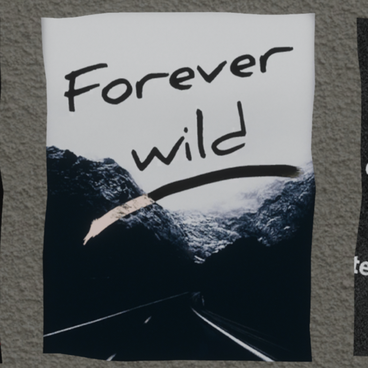 forever wild wall poster