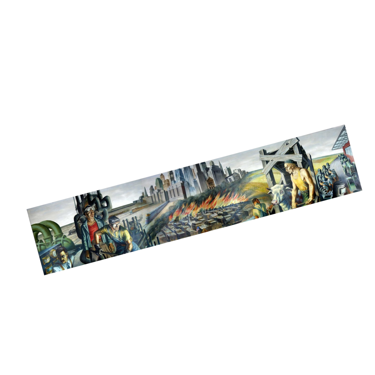 Epoch of a Great City - Painting, Art