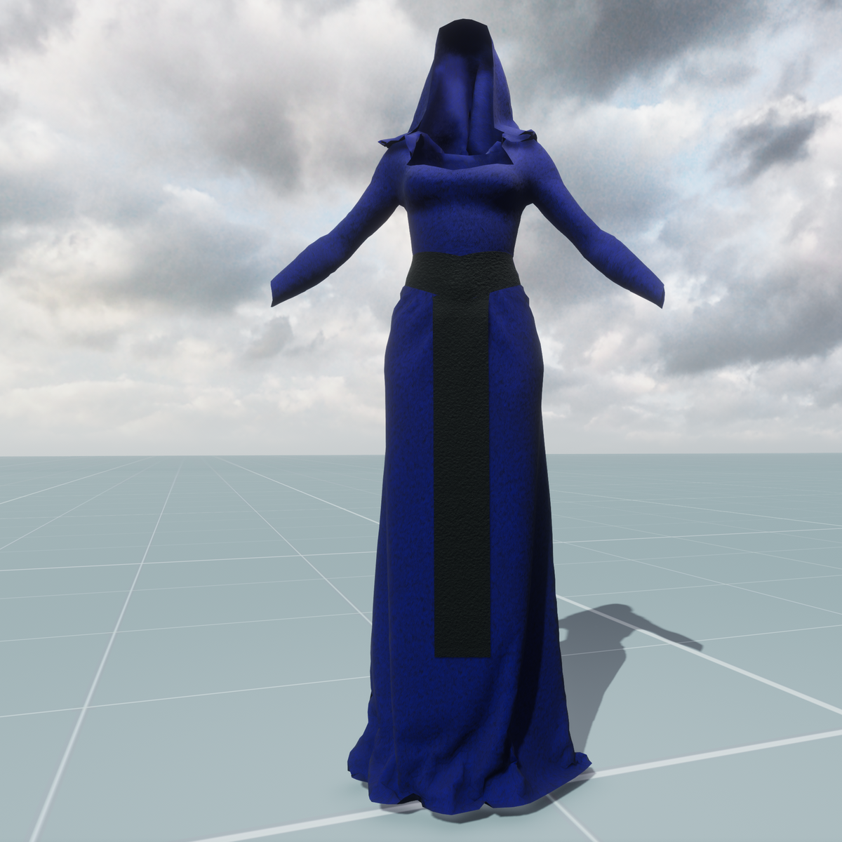 Blue High Priestess Costume