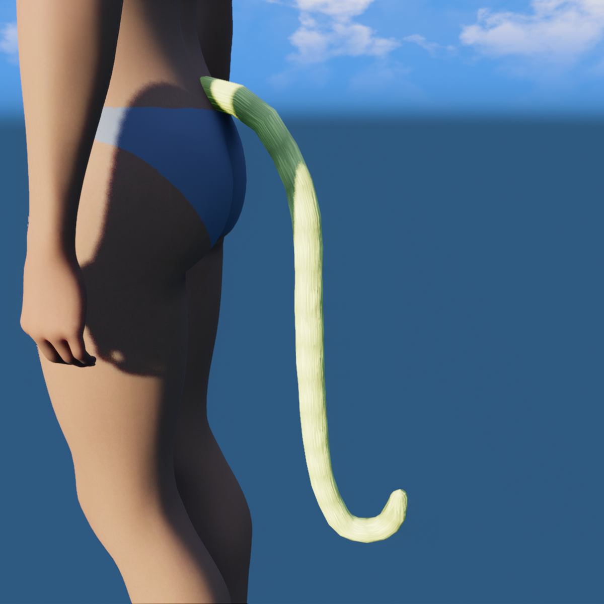 Anime Cat Tail B Vanilla