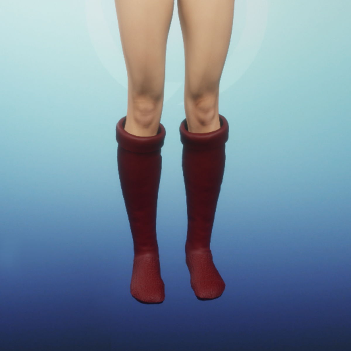 Suede Moccasins - Red