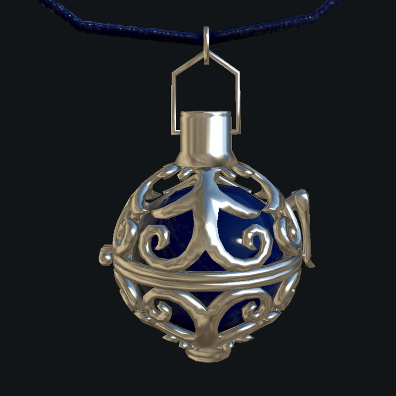 Necklace The Engelrufer - (angel caller), 24mm Diameter