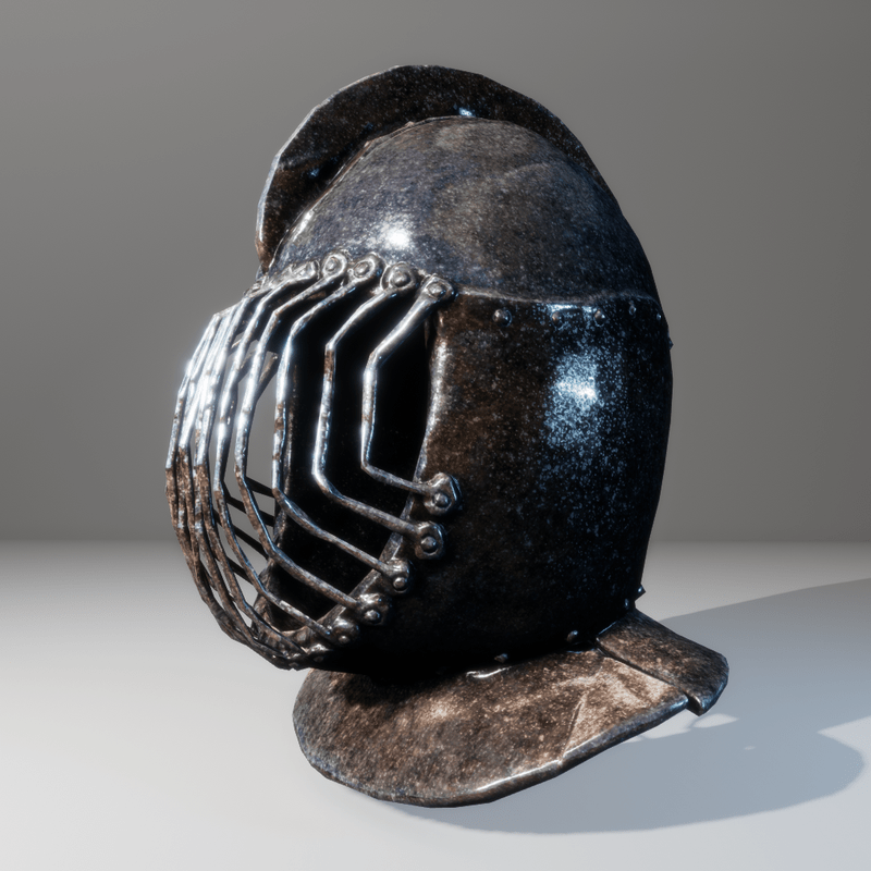 Tournament helmet prop