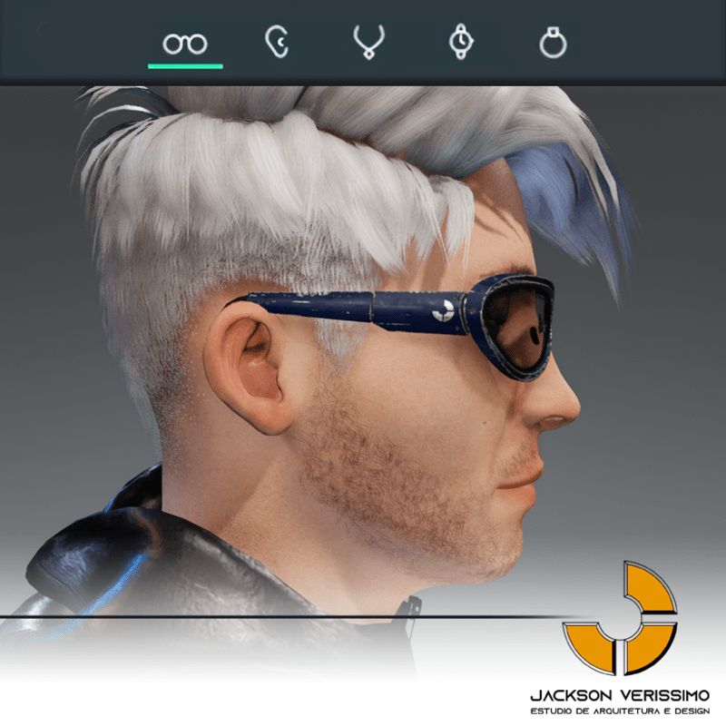 Janeiro Glasses- Marine Blue