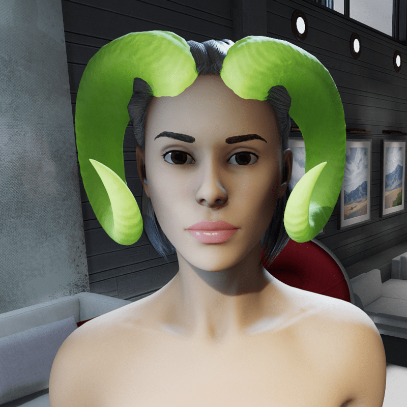 Spirit Of The Ram (Horns) - Lime