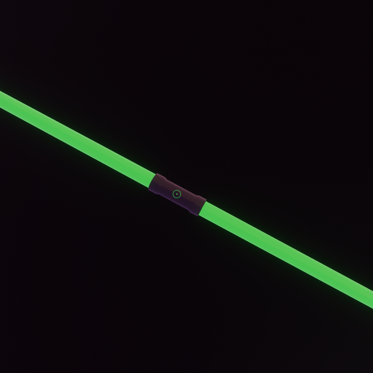 May The Force Twin Saber (Green)