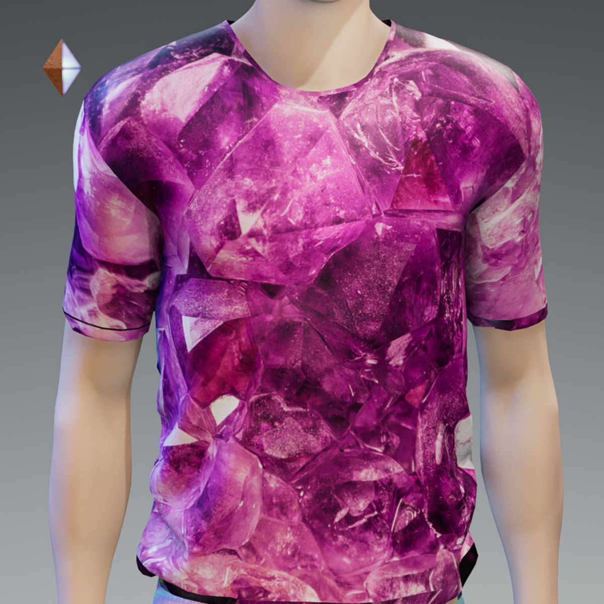 Pink Crystal T-Shirt