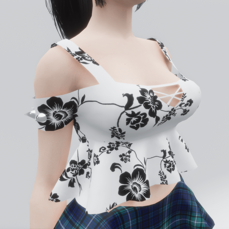 Flower Studded Blouse