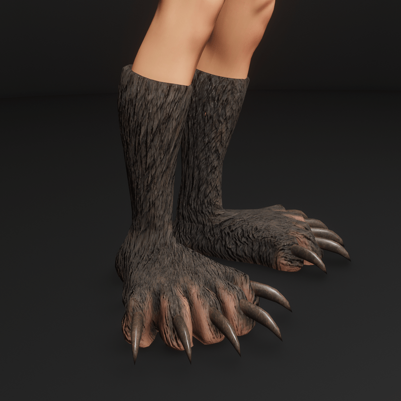 Rat feet