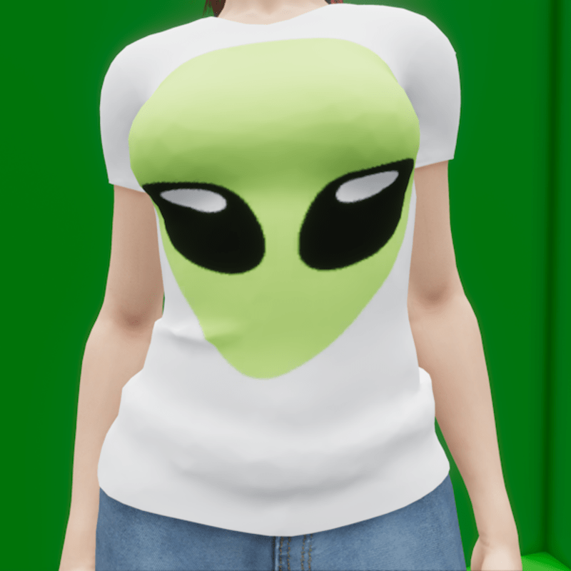 Winking Alien T-Shirt (TM)