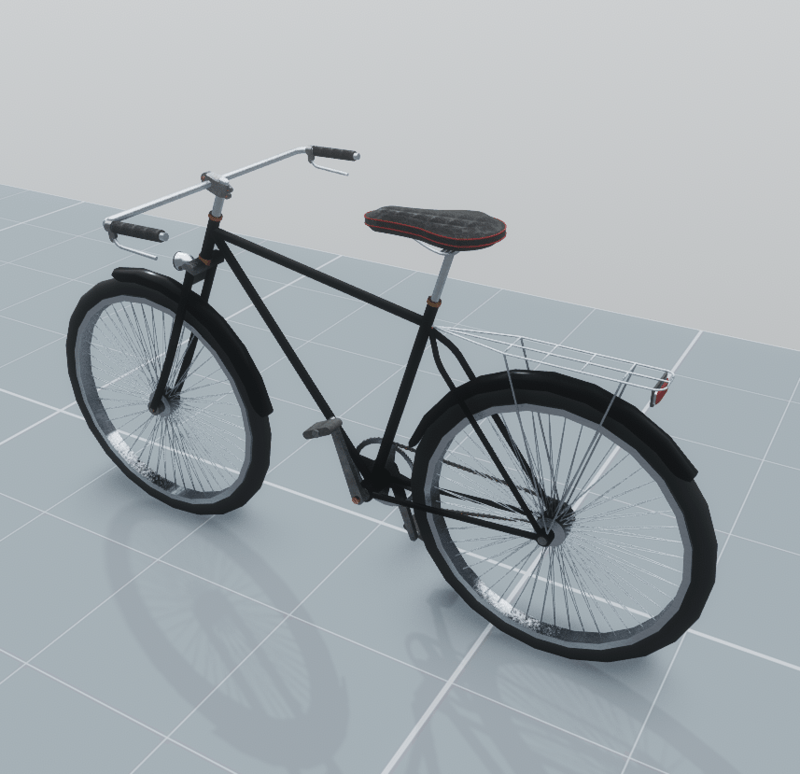 Black bicycle