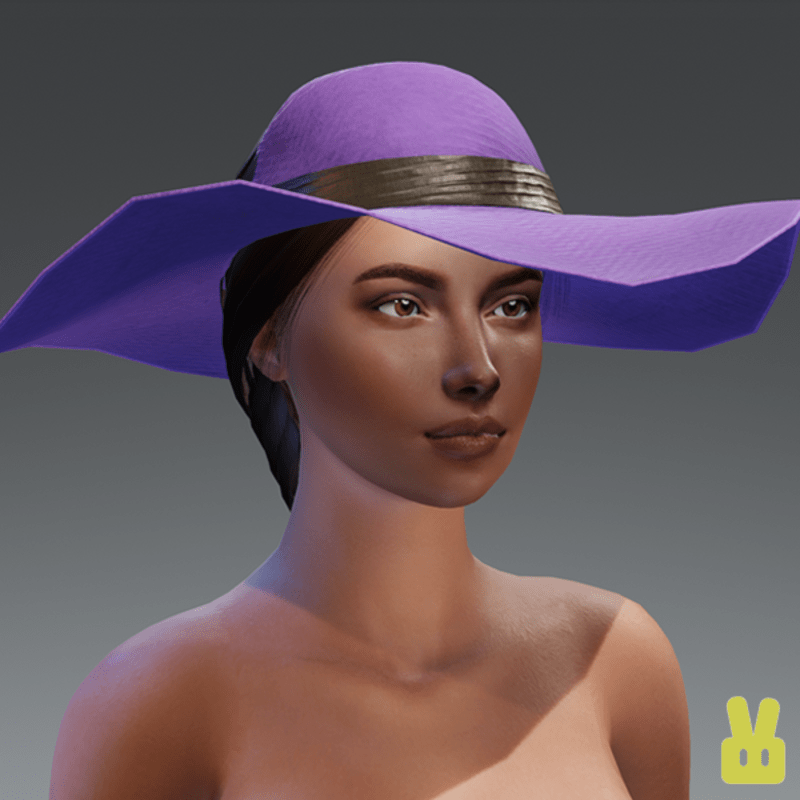 sunhat - purple