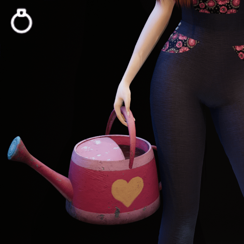 Pink - Old Watering Can
